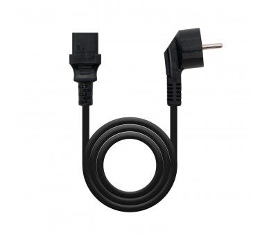 Cable Alimentación Nanocable 10.22.0102/ Schuko Macho C13 He