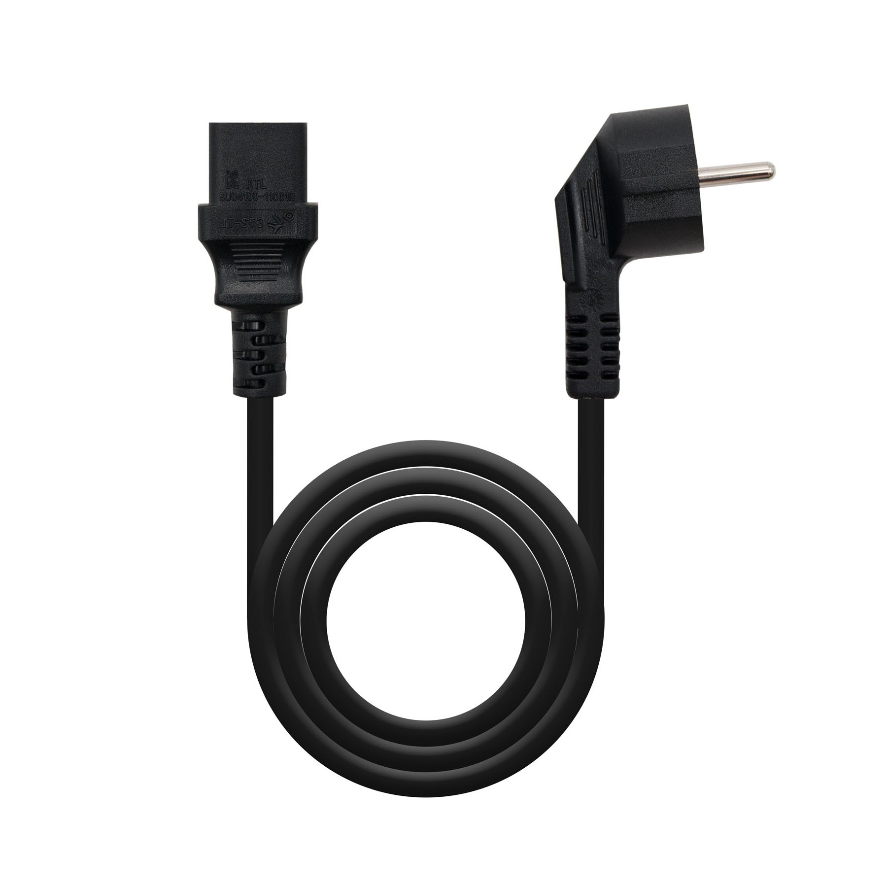 Cable Alimentación Nanocable 10.22.0102/ Schuko Macho C13 He