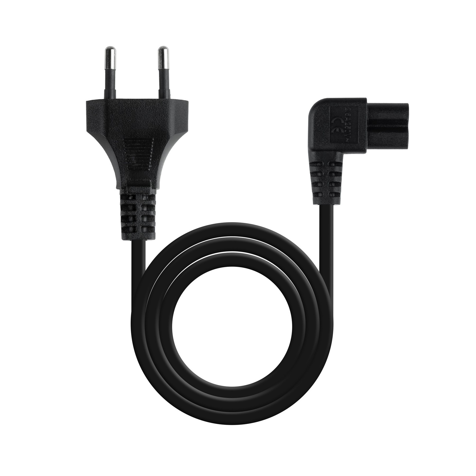 Cable Alimentación Acodado Nanocable 10.22.0503/ Cee7/16 Mac