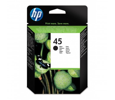 Cartucho De Tinta Original Hp Nº45/ Negro