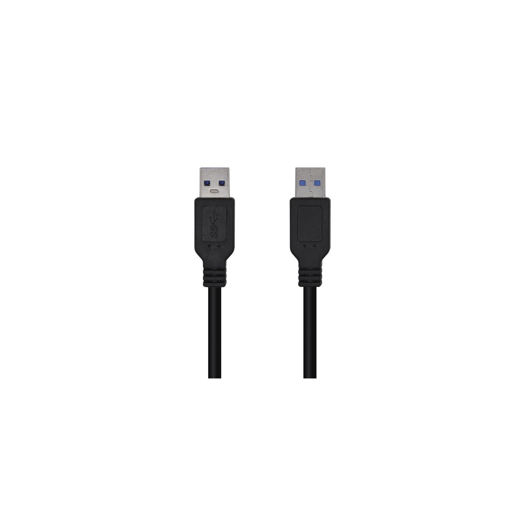 Cable Usb 3.0 Aisens A105-0446/ Usb Macho Usb Macho/ 1M/ Neg