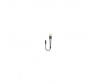 Adaptador Aisens A128-0418/ Jack 3.5 Hembra 2X Jack 3.5 Mach