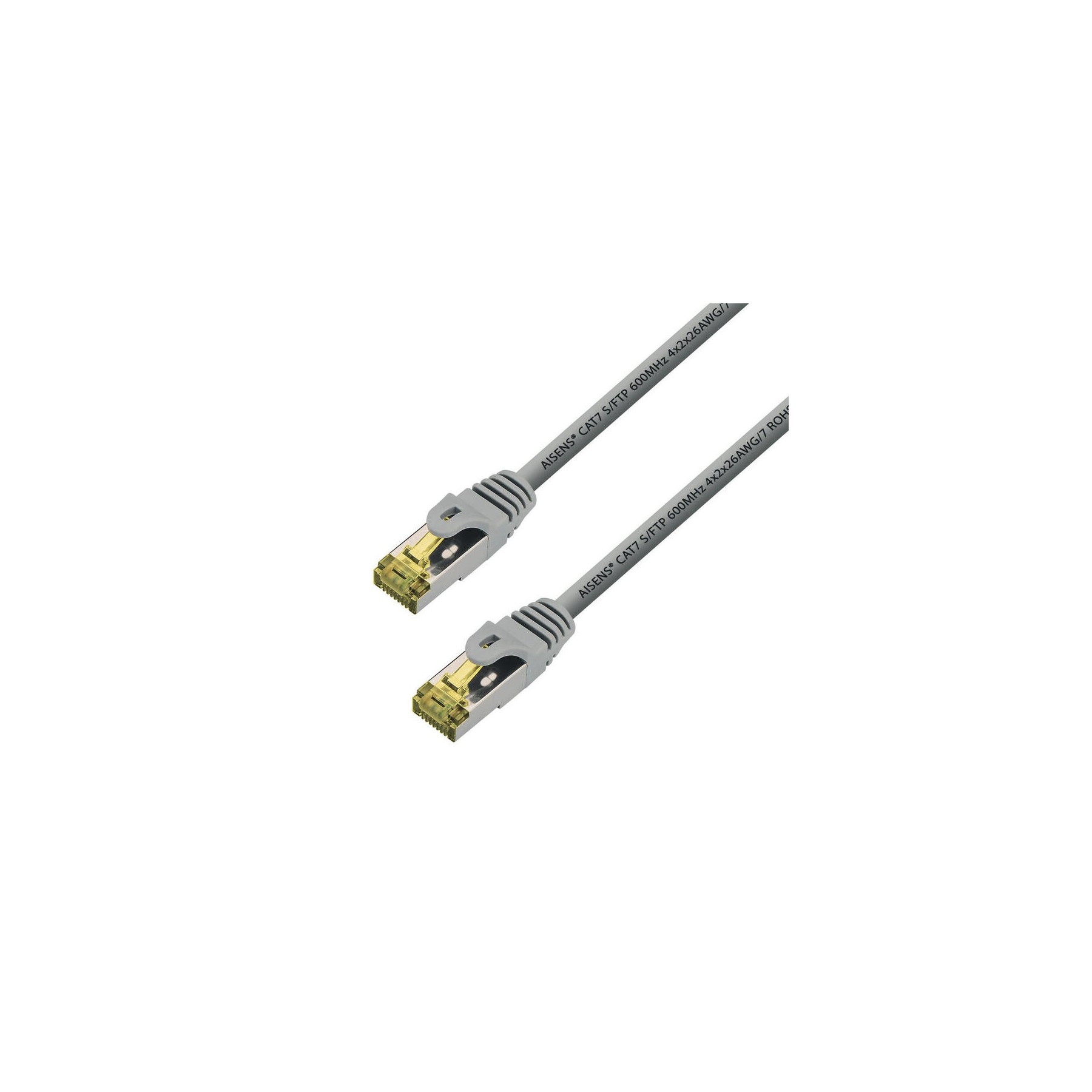 Cable De Red Rj45 S/Ftp Aisens A146-0334/ Cat.7/ 1M/ Gris