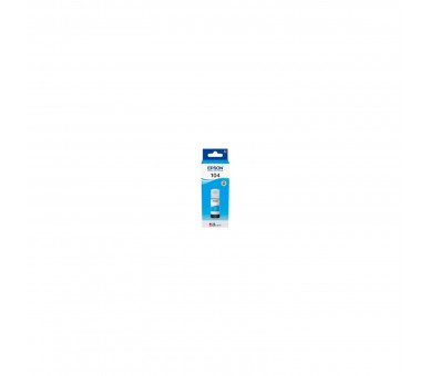 Botella De Tinta Original Epson Nº104/ Cian