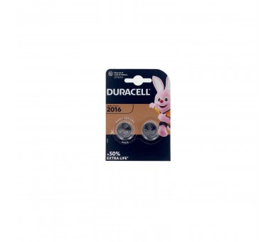 Pack De 2 Pilas De Botón Duracell Dl2016B2/ 3V