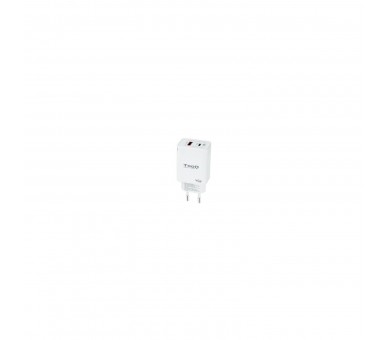 Cargador De Pared Tooq Tqwc-Ganqcpd45Wt/ 1Xusb Tipo-C/ 1Xusb