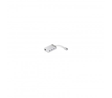 Hub Usb 3.0 Trendnet Tu3-Etgh3/ 3Xusb/ 1Xrj45/ Blanco Y Gris