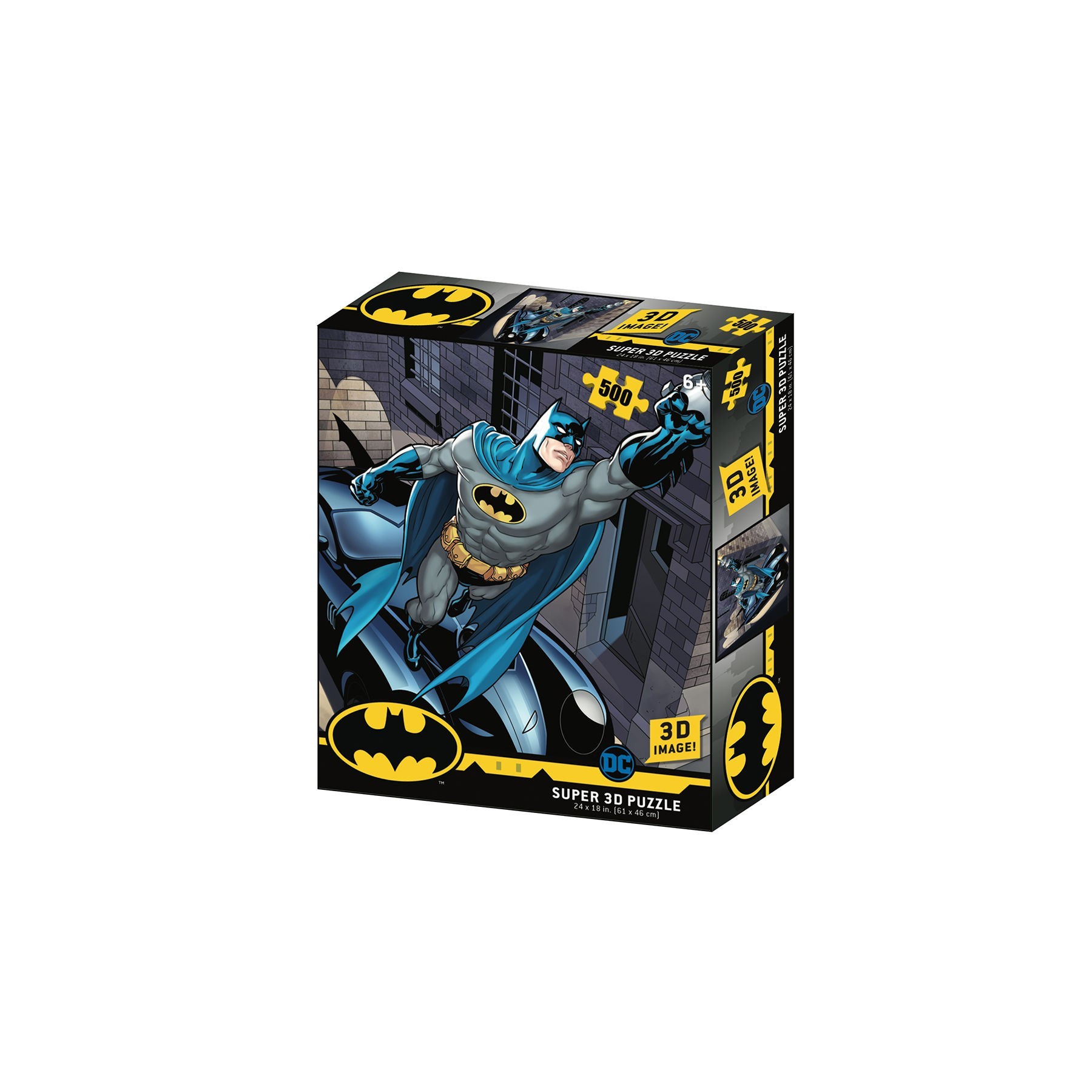 Puzzle Lenticular Dc Comics Batmobile 500 Piezas