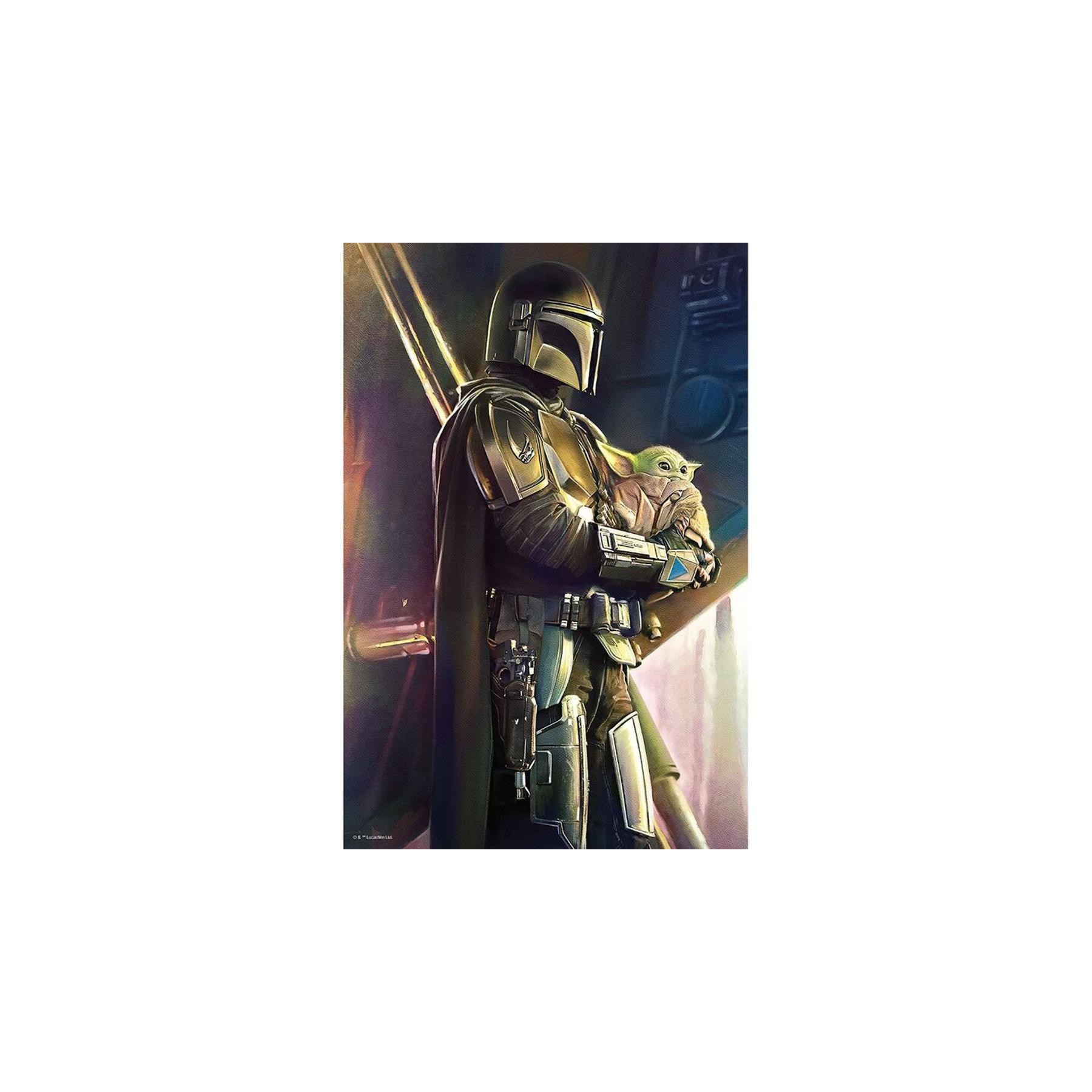 Puzzle Lenticular The Mandalorian Mando Y Grogu 200 Piezas