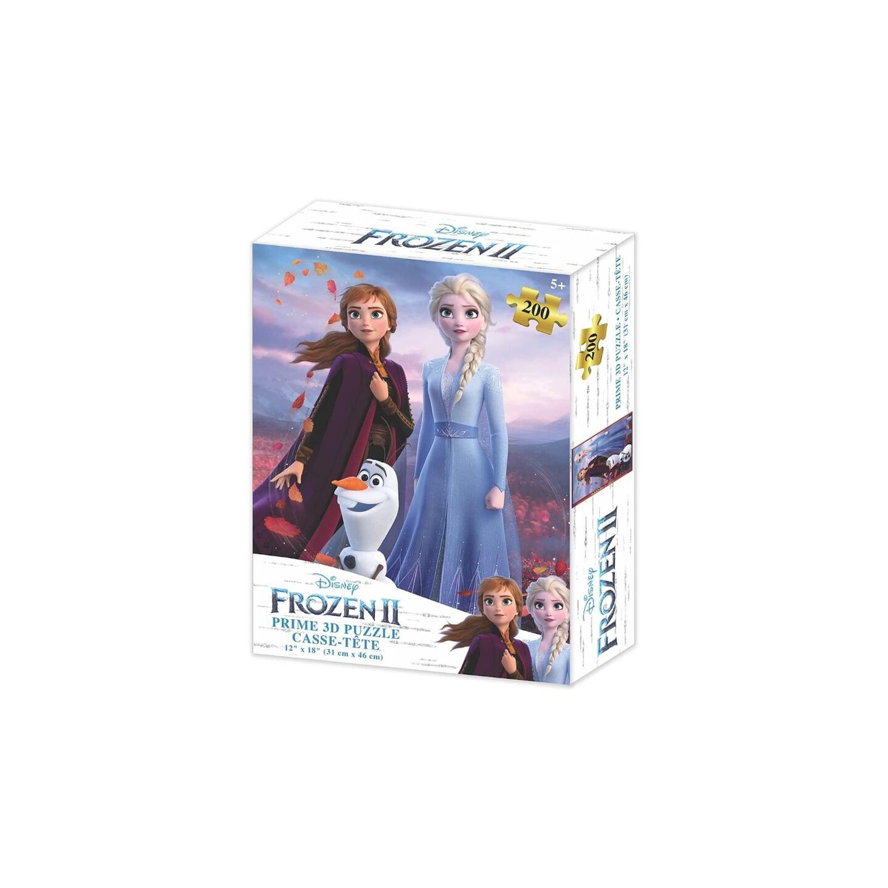 Puzzle Lenticular Disney Frozen Elsa, Anna Y Olaf