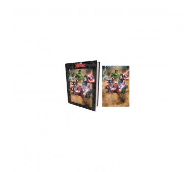 Puzzle Libro Lenticular Marvel Vengadores Originales