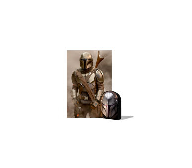 Puzzle Lenticular En Caja 3D Star Wars The Mandalorian