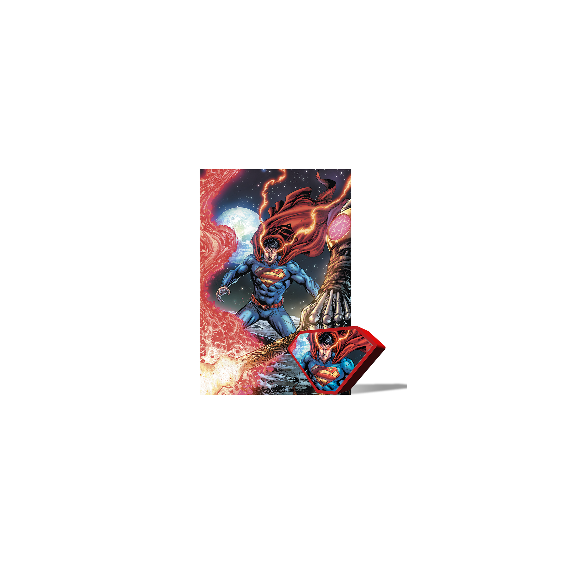Puzzle Lenticular En Caja 3D Superman