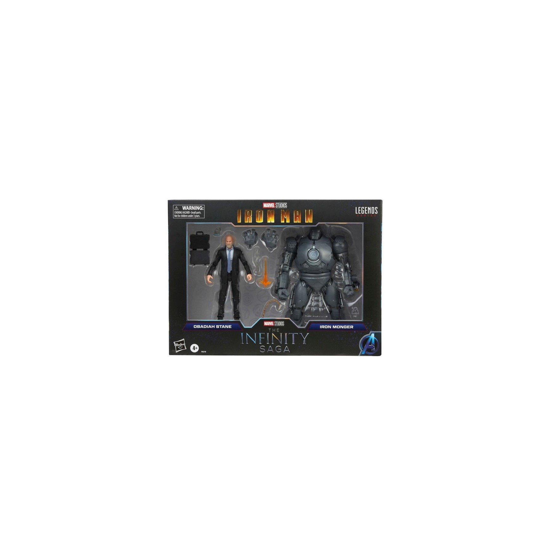 Pack Figura Leyenda Infinity Saga Obadiah Stane Y Iron Monge