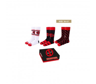 Set De Calcetines Marvel Deadpool