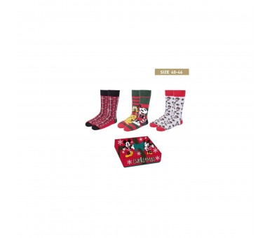Set De Calcetines Disney Navidad Talla 40/46
