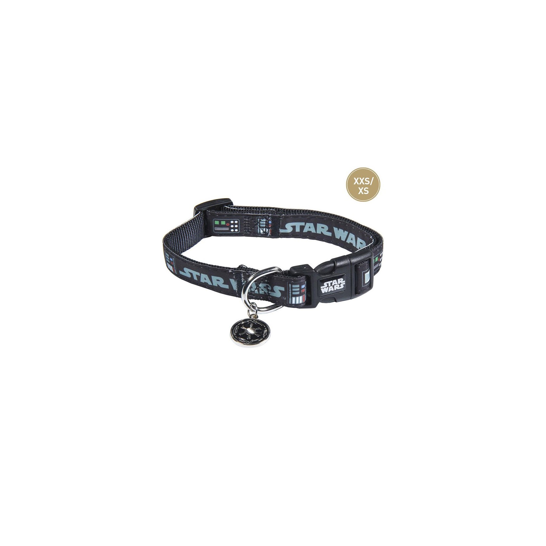 Collar Premium Para Perros Darth Vader Xxs/Xs