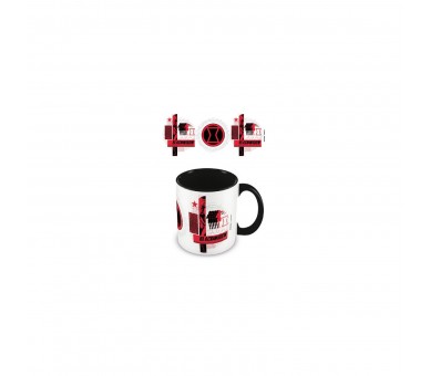 Taza De Desayuno Color Marvel Viuda Negra Iconic