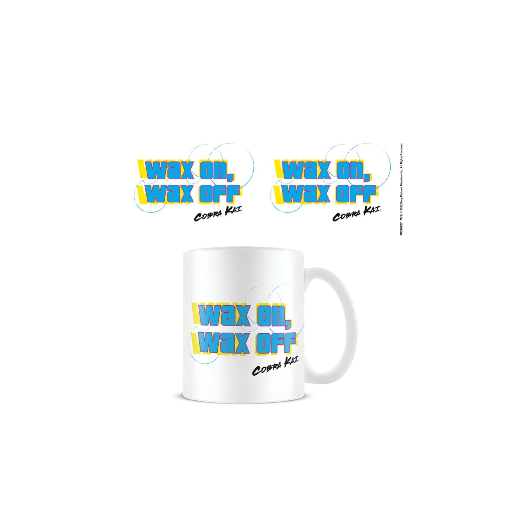 Taza De Desayuno Cobra Kai Wax On, Wax Off