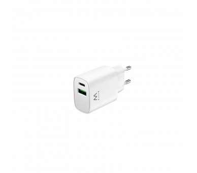 Ewent Cargador Rapido Q3 20W Usb-C Y Usb-A