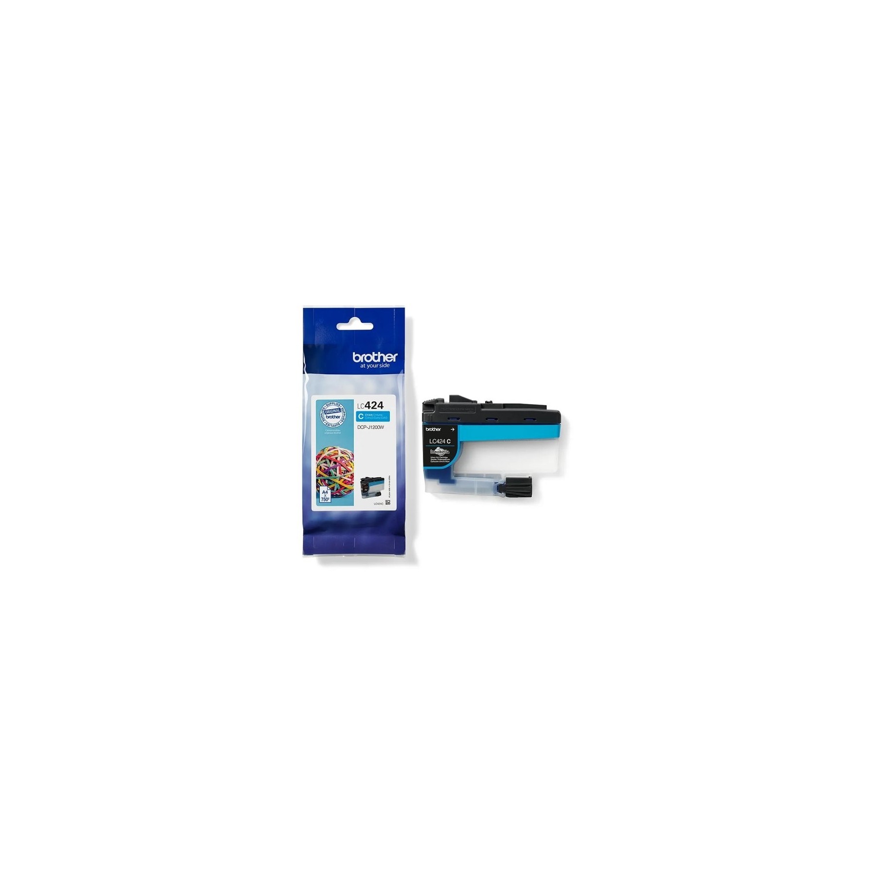 Brother Cartucho Lc424C Cyan