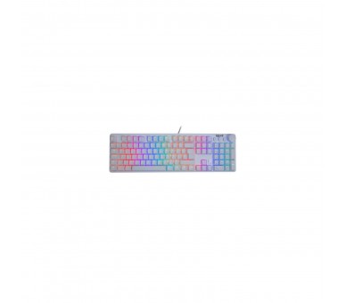 Iggual Teclado Gaming Mecánico Pearl Rgb Blanco