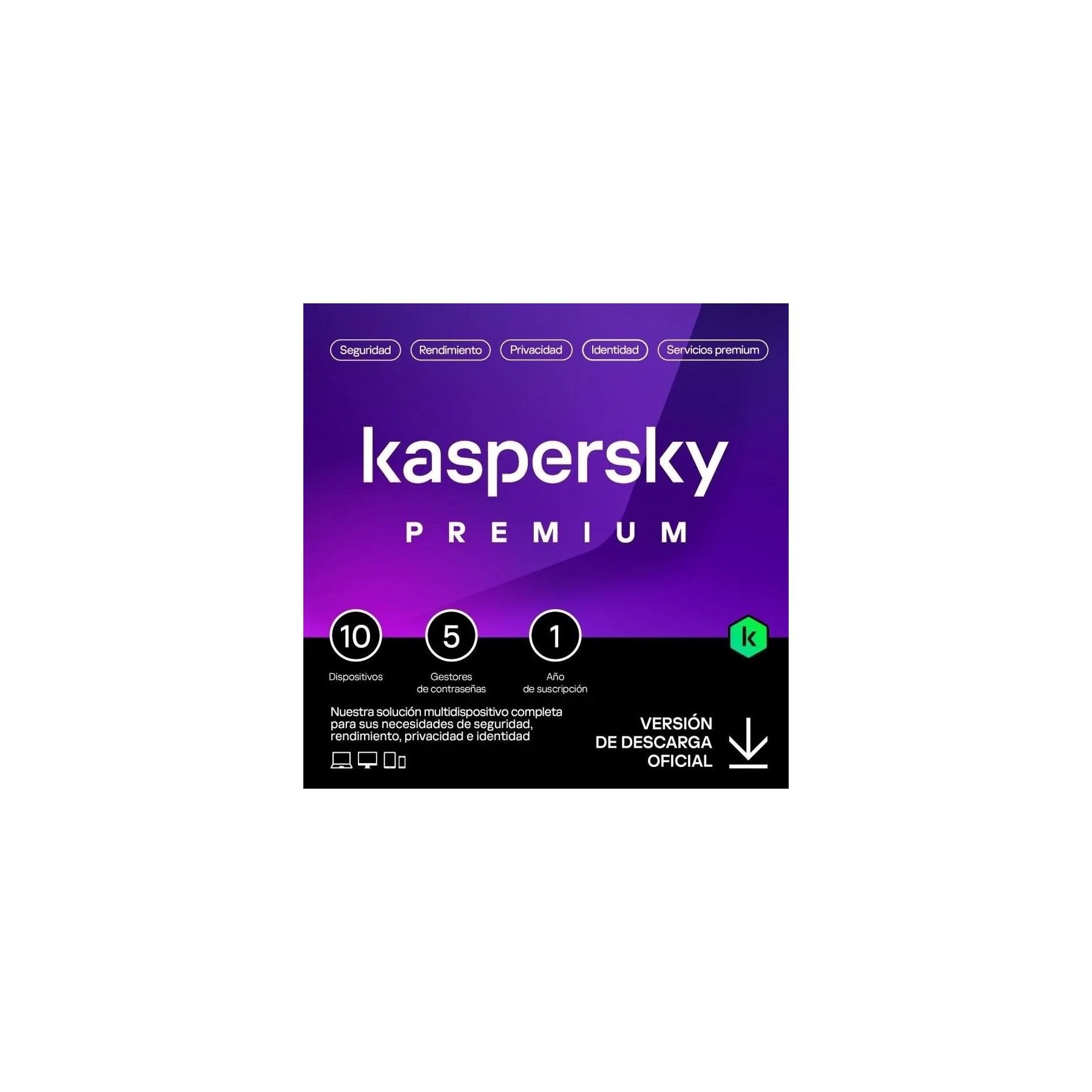 Kaspersky Premium 10L/1A Esd