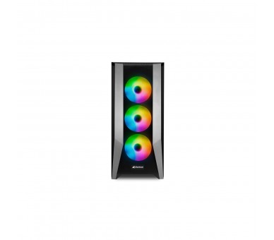 Caja Atx Sharkoon Tg7M Negra Rgb