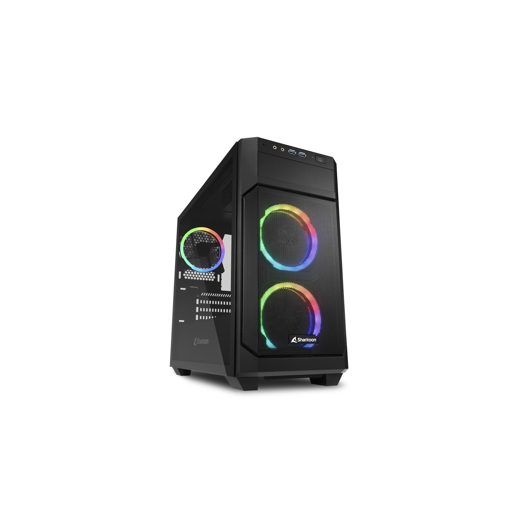 Caja Microatx Sharkoon V1000 Rgb