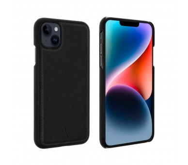 Akashi Funda Trasera De Cuero Negro / Apple Iphone 14 Plus