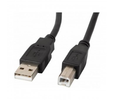 Cable Lanberg Impresora Usb Macho A Usb Macho Negro 3 M