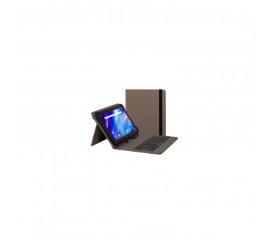 Funda Con Teclado Nilox Para Tablet 10.5Pulgadas Usb Marron