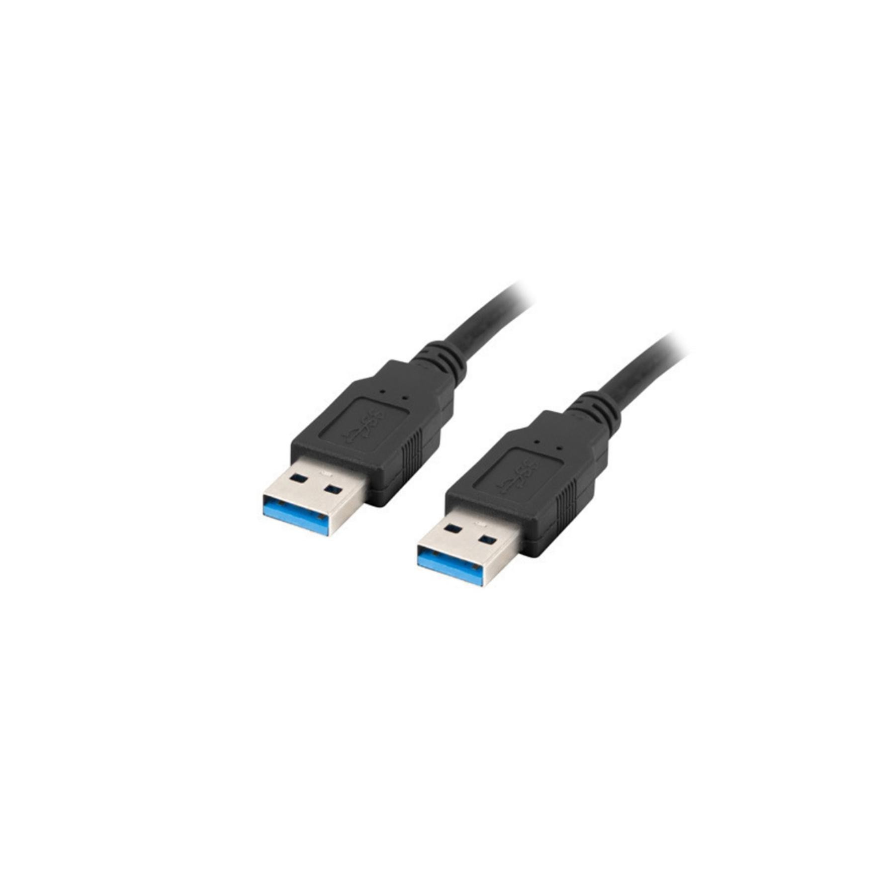 Cable Usb 3.0 Lanberg 1.8M -  Macho - Macho -  Negro