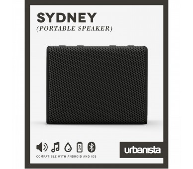 Altavoz Portatil Urbanista Sydney Bluetooth Negro - Midnight