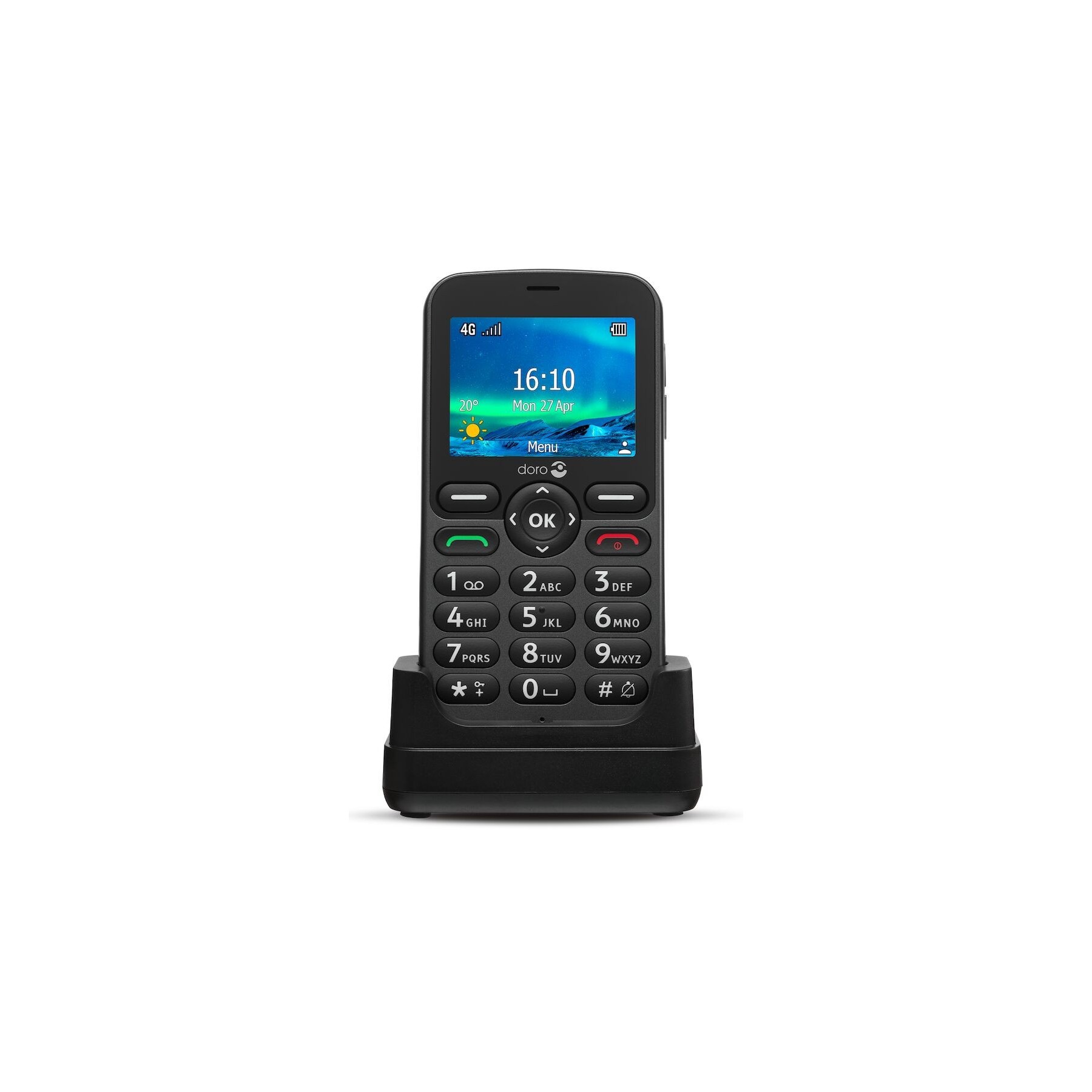 Teléfono Móvil Doro 5860 Black - 2.4Pulgadas - 4G - Negro