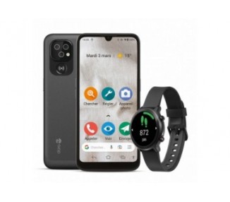 Smartphone Doro 8100 + Smartwatch Graphite Black