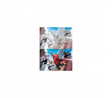 Puzzle Para Rascar Prime 3D Marvel Multi Universo 150 Piezas