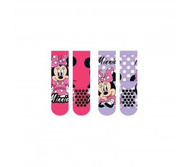 Set 2 Calcetines Antideslizantes Minnie Disney Infantil Surt