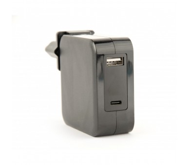 Cargador Universal Para Portatil Genbird 60W Negro