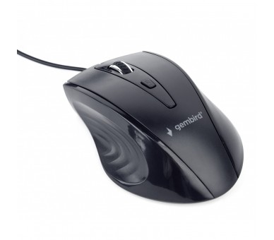 Raton Optico Gembird  Con Cable, Negro