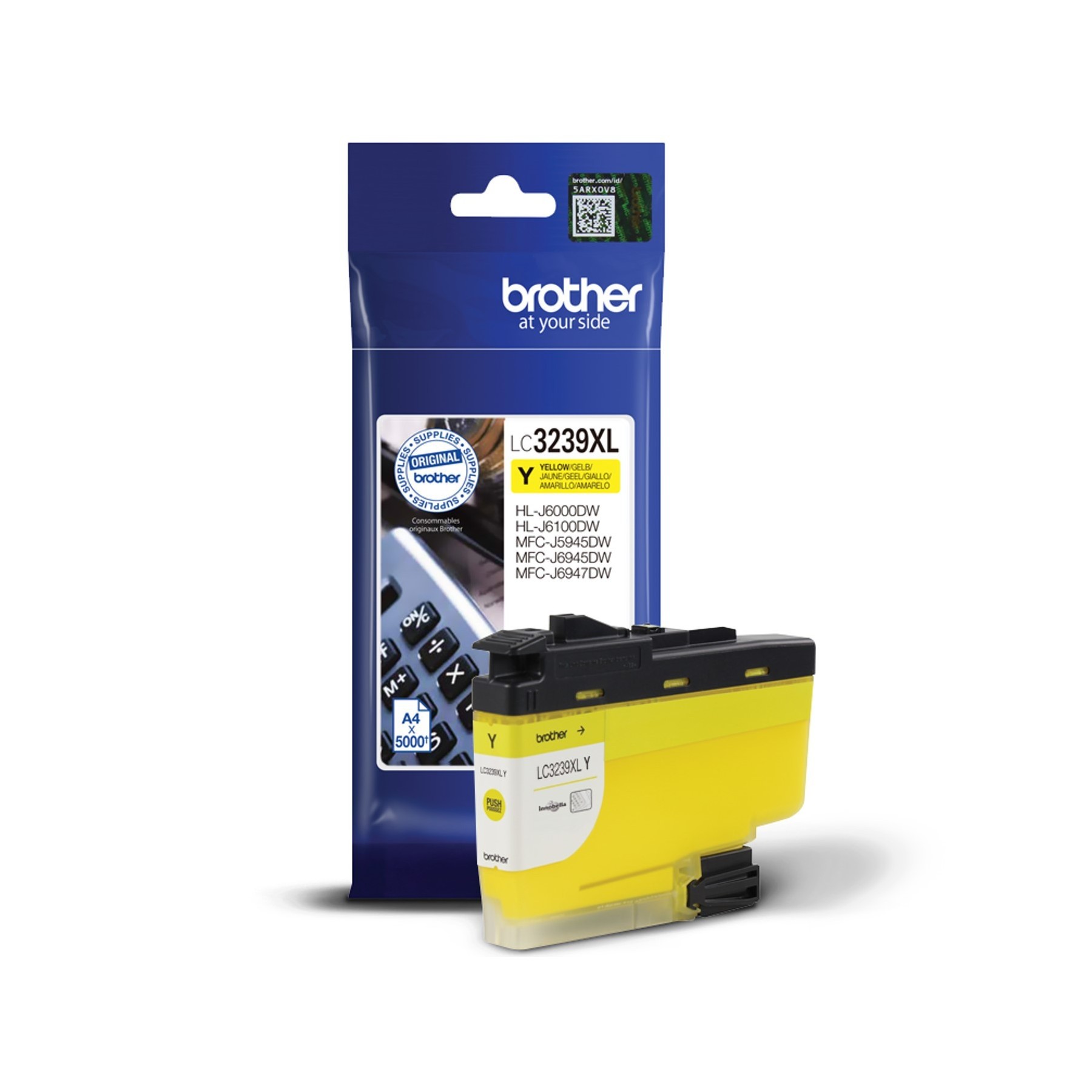 Cartucho Tinta Brother Lc3239Xly Amarillo 5000 Paginas