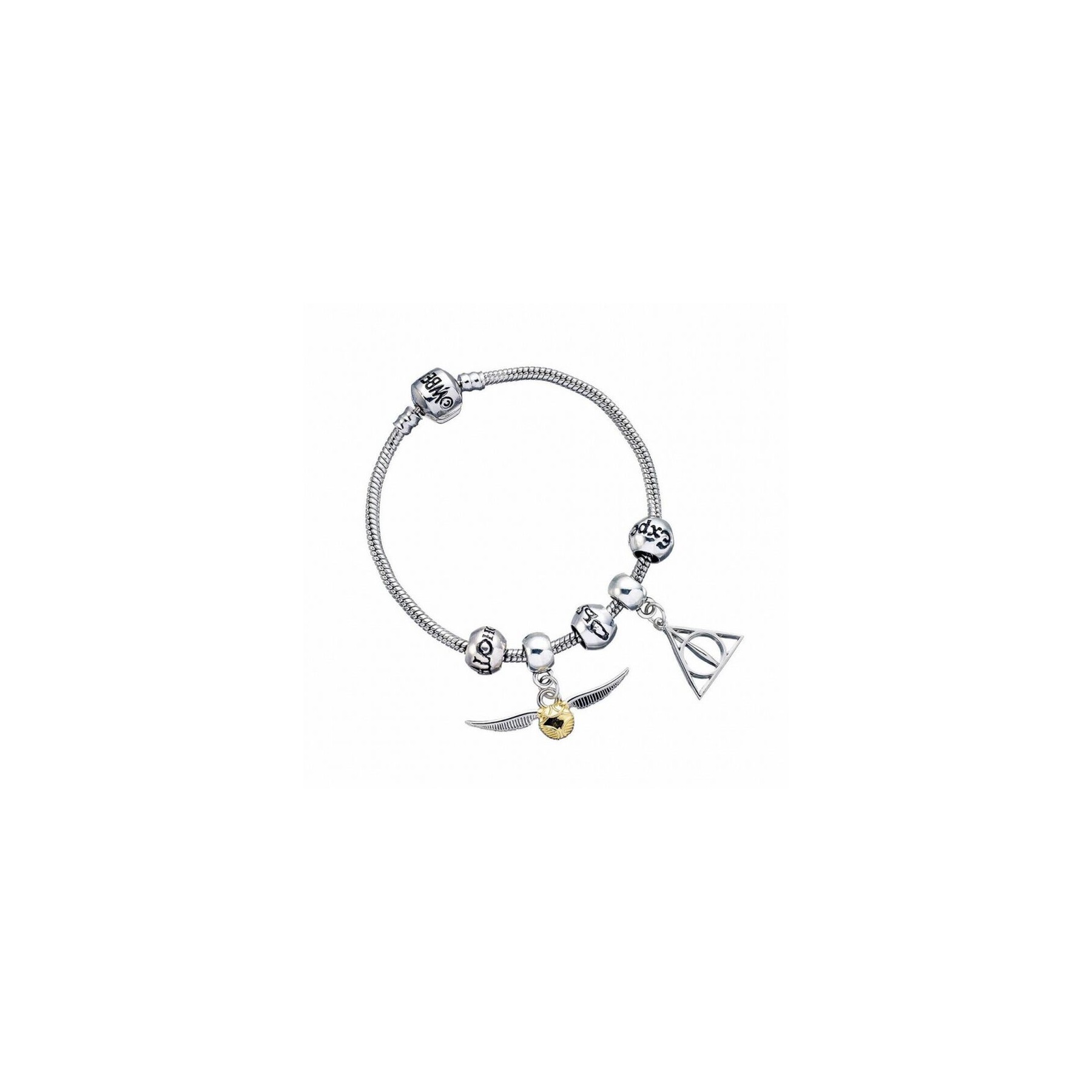 Set Regalo Harry Potter Pulsera, 2 Colgantes Y 3 Cuentas