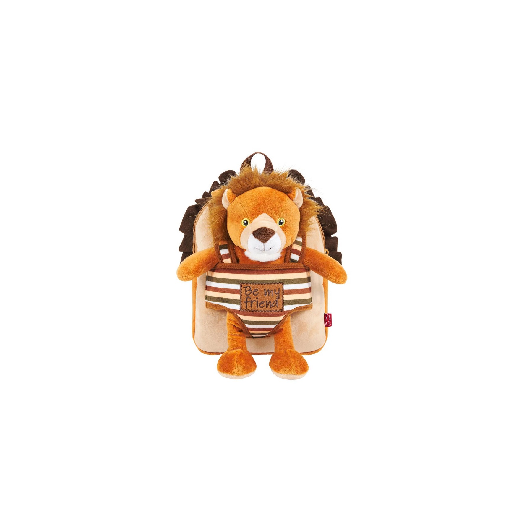 Mochila Reversible + Peluche Lenny Lion 25Cm
