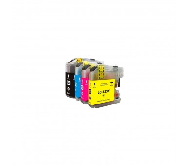 Cartucho Tinta Inkjet Inkpro Brother Lc123Xl - Lc121Xl Negro