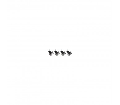 Ruedas A Rosca Lanberg Y Freno Para Rack 19