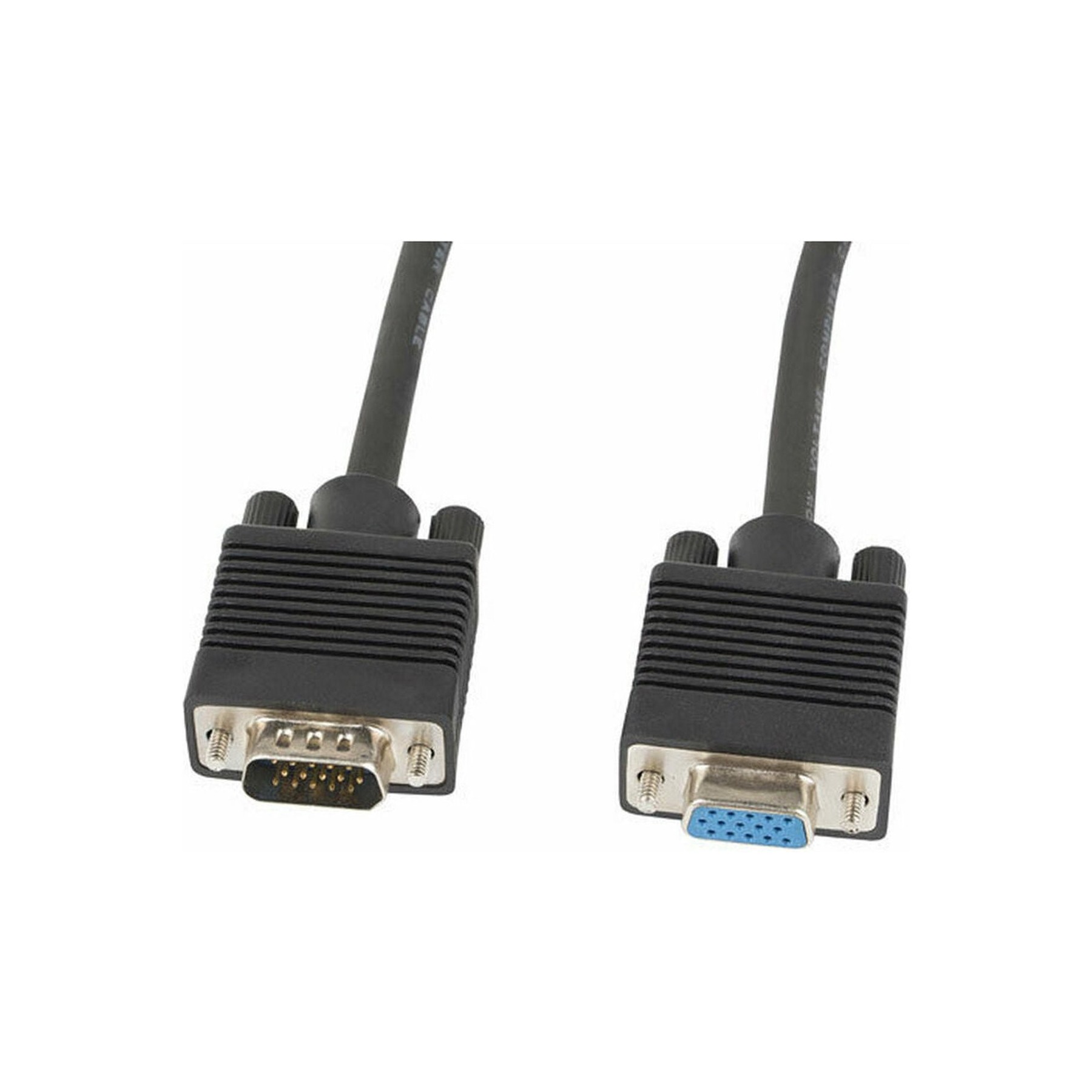 Cable Lanberg Vga Macho Hembra Ferrita Negro 5 M