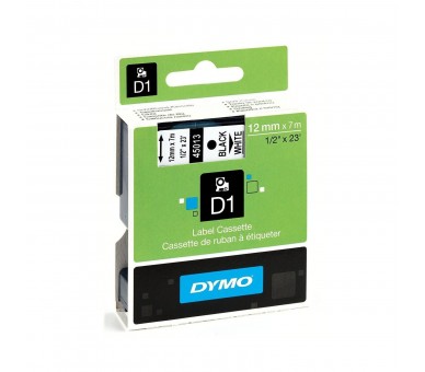 Cinta Rotuladora Adhesiva De Plástico Dymo D1 45013/ Para La
