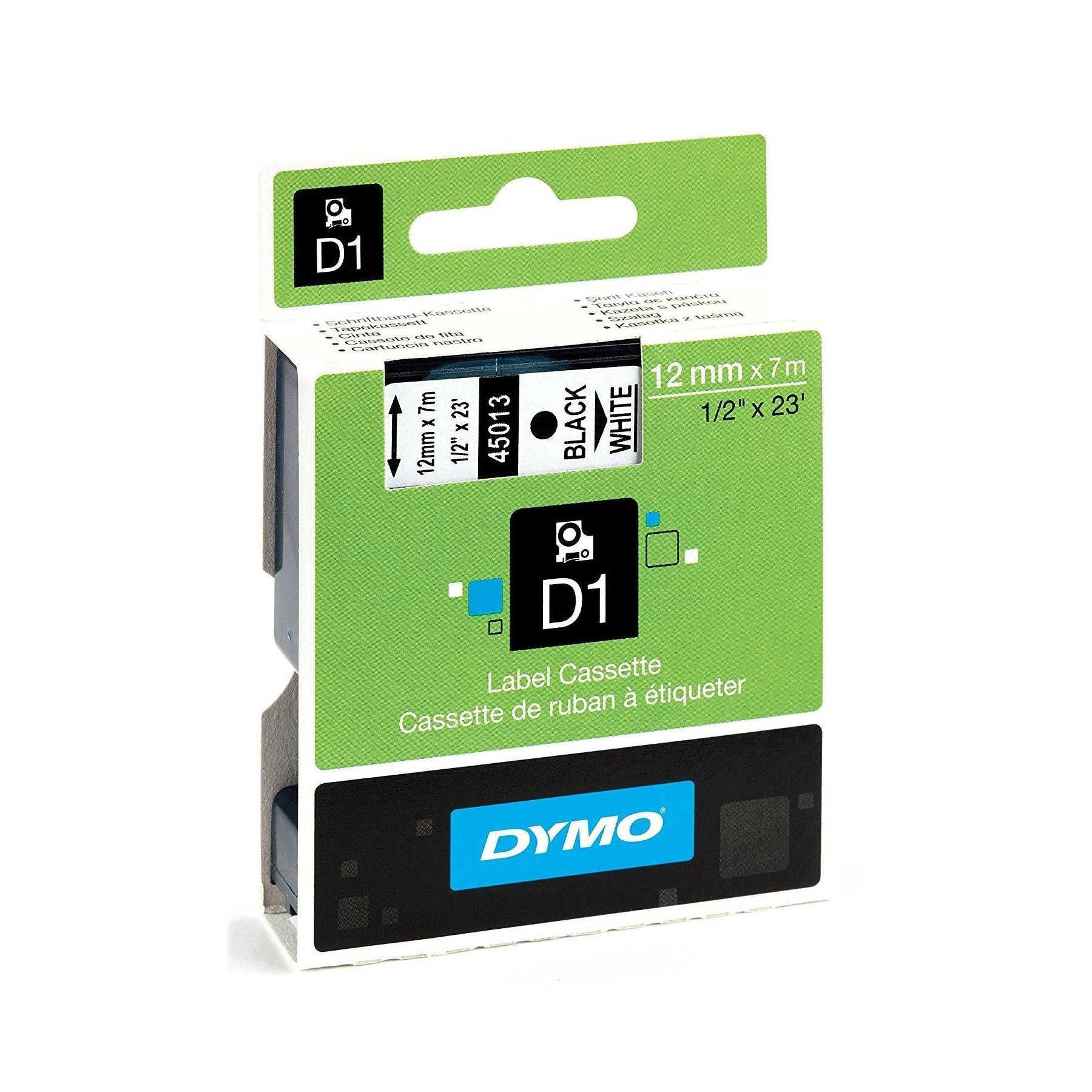 Cinta Rotuladora Adhesiva De Plástico Dymo D1 45013/ Para La