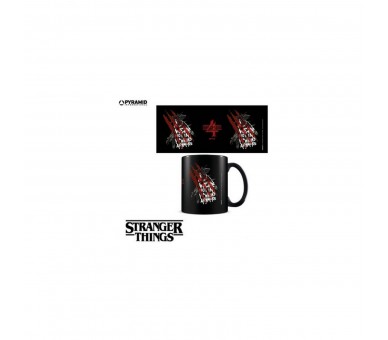 Taza Negra Stranger Things 4 Not In Hawkins