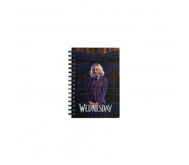 Cuaderno A5 Enid Miercoles 4 Unidades
